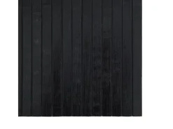 Garden Furniture Alfombra De Salón-Wakil Alfombra rectangular bambú 70x200 cm Negro