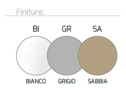 Warped Sospensione D.50 Cm. 1 Luce Grigio Gris Sale