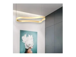 Ideal Lux WAVES-3 SP, Colgante de metal , Dorado Outlet
