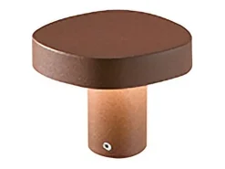 Iluminación Exterior-Zafferano Ciottolo - Baliza LED exterior IP54 7W 3000K diseño moderno en aluminio para jardines y caminos - 10 cm Oscuro Gris