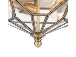 Maytoni Zeil Plafón de Empotrar , 3 Luces IP43, E27 Bronce Online