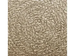 ZIZUR alfombra 200x200 cm aspecto yute interior exterior Beige Outlet