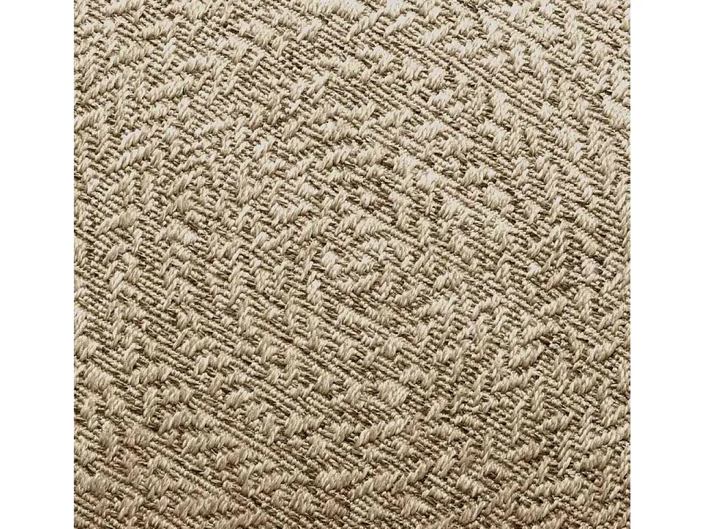 ZIZUR alfombra 200x200 cm aspecto yute interior exterior Beige Outlet