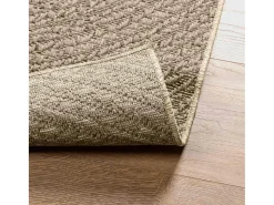 ZIZUR alfombra 200x200 cm aspecto yute interior exterior Beige Outlet