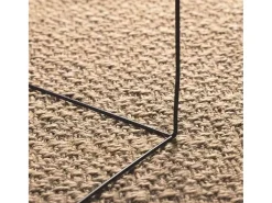 Alfombra De Cocina-ZIZUR alfombra 120x170 cm aspecto yute interior exterior Beige